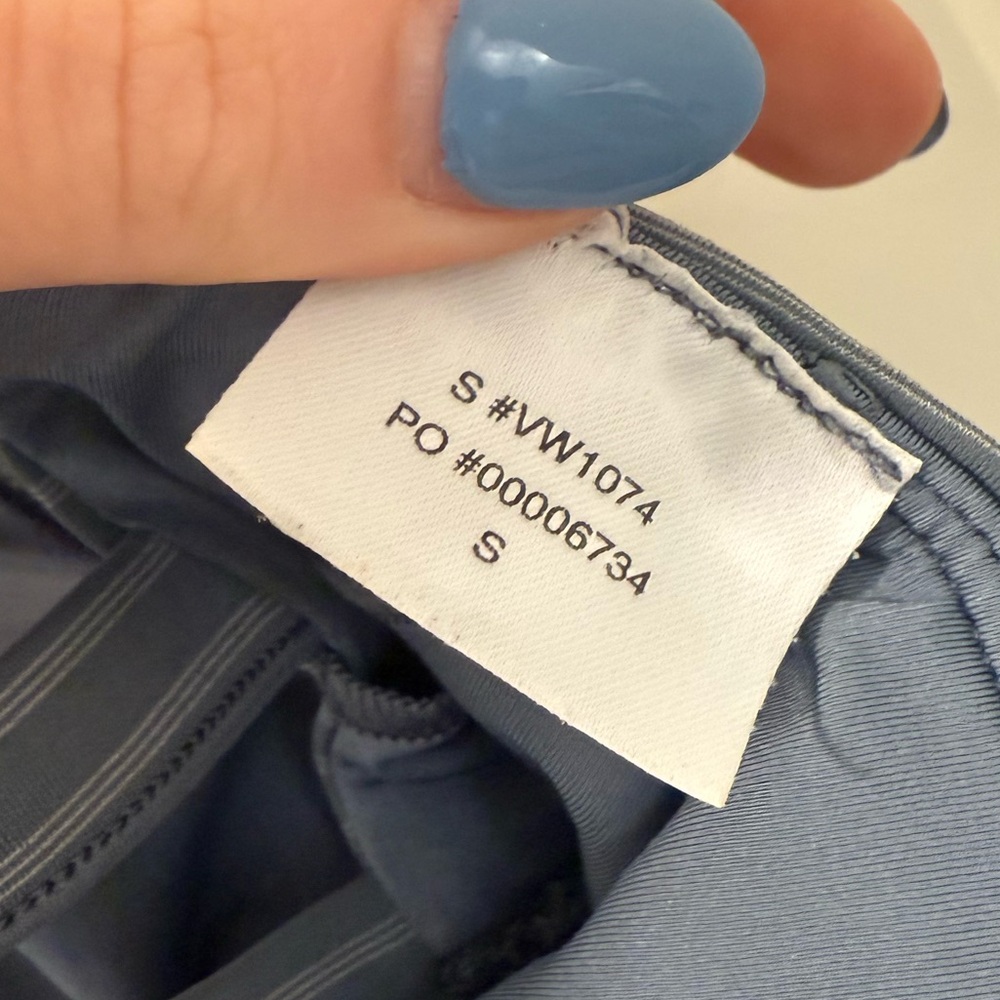 Vuori stripe Yosemite bra smoke blue stripe size S - Picture 3 of 3